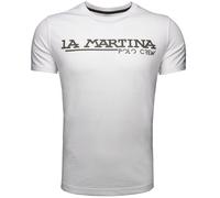 La Martina XMR313 T-Shirt Uomo Maglietta Top Canottiera Funzionale