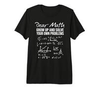 La Matematica Cresce E Risolvi I Tuoi Problemi Matematica Maglietta Premium