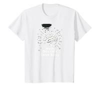 La Matematica è Dura, ma Anche tu Sei Il Potere cerebrale ispiratore Maglietta, Bambini, Bianco, 3 Anni