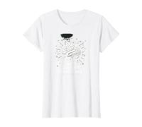 La Matematica è Dura, ma Anche tu Sei Il Potere cerebrale ispiratore Maglietta, Donna, Bianco, 3XL