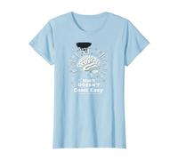 La Matematica è Dura, ma Anche tu Sei Il Potere cerebrale ispiratore Maglietta, Donna, Celeste, XS