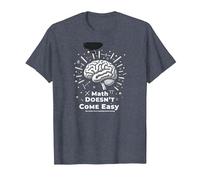 La Matematica è Dura, ma Anche tu Sei Il Potere cerebrale ispiratore Maglietta, Uomo, Pervinca, S