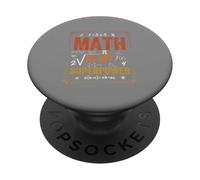 La matematica è il mio superpotere, divertente amante della matematica PopSockets PopGrip Adesivo