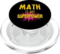 La matematica è il mio superpotere - divertente Pi Day Matematica Teacher's Day PopSockets PopGrip per MagSafe