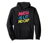 La Matematica è illuminata Senza Cappuccio - Matematica Divertente Insegnante & Studente Felpa con Cappuccio