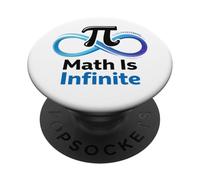 La matematica è infinita Pi Infinity Simbolo Matematica Amante PopSockets PopGrip Adesivo