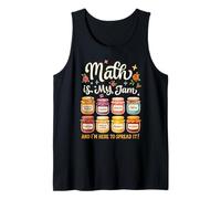 La Matematica è la mia marmellata e io Sono Qui per diffonderlo Divertente Insegnante Canotta