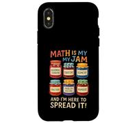 La matematica è la mia marmellata e io sono qui per diffonderlo divertente insegnante Custodia per iPhone X/XS