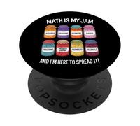 La matematica è la mia marmellata e sono qui per diffonderla PopSockets PopGrip Adesivo