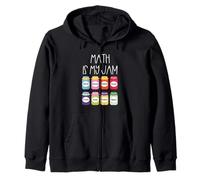La Matematica è la mia marmellata Insegnante di Matematica STEM Classroom Algebra Geometria Felpa con Cappuccio