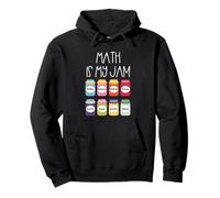 La Matematica è la mia marmellata Insegnante di Matematica STEM Classroom Algebra Geometria Felpa con Cappuccio