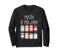La Matematica è la mia marmellata Insegnante di Matematica STEM Classroom Algebra Geometria Maglia a Manica
