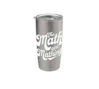 La matematica non è matematica divertente insegnante di matematica aula Bicchiere termico in acciaio inox doppia parete