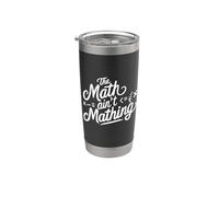 La matematica non è matematica divertente insegnante umorismo gergale moderno Bicchiere termico in acciaio inox doppia parete