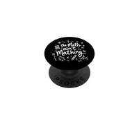 La matematica non è matematica divertente matematica umorismo insegnante arte studente PopSockets PopGrip Adesivo