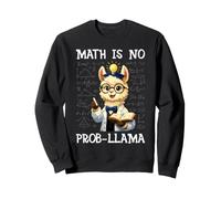 La Matematica Non è Prob-Lama Alpaca Amante degli Animali Llama Proprietario Felpa