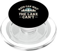 La matematica può aspettare il lago non può divertente bambini a pescare PopSockets PopGrip per MagSafe