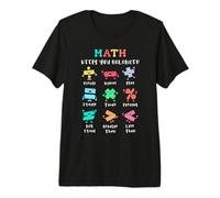 La Matematica Ti Mantiene equilibrato Bambini Che imparano l'umorismo scolast Maglietta Premium
