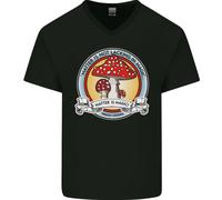 La Materia Non Manca Di Magia Fungo LSD Maglietta In Cotone A V Per Uomo