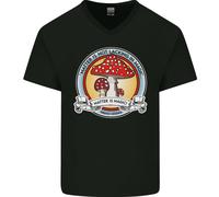 La Materia Non Manca Di Magia Fungo LSD Maglietta In Cotone A V Per Uomo