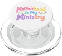 La maternità è il mio ministero fede famiglia festa della mamma PopSockets PopGrip per MagSafe