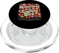 La maternità è regno lavoro Vintage Christian Hippy Vibe PopSockets PopGrip per MagSafe