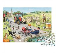 La mattina del caos di Postman Pat Puzzle in Legno Impermeabile DIY Puzzles Da 1000 Pezzi Regali Per Adulti Sfidanti E Rompicapo Giochi Di Impegnativi