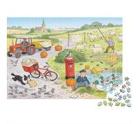 La mattina del caos di Postman Pat Puzzle in Legno Impermeabile Puzzles Da 1000 Pezzi Regali Per Adulti Sfidanti E Rompicapo Per Decorazioni Domestiche