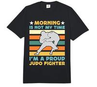 La Mattina Non è Il Mio Momento Sono Un combattente di Judo di Arti Marziali Miste Comfort Colors Adult Heavyweight T-Shirt