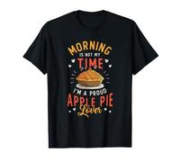 La Mattina Non è Il Mio Momento Sono Un Orgoglioso Amante della Torta di Mele Amante della Torta Maglietta con Stampa Grafica Economica