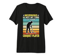 La Mattina Non è la mia Ora Sono Un Maestro di Croquet Maglietta Premium