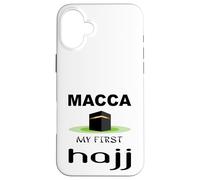 La Mecca il mio primo hajj - Pellegrinaggio Islamico Hajj Umrah Custodia per iPhone 16 Plus
