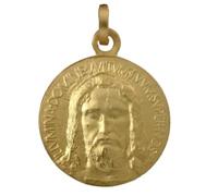 LA MEDAGLIA DEL VOLTO SANTO DI CRISTO IN ORO GIALLO 18KT (750 Millesimi) - QUELLA ORIGINALE - 100% MADE IN ITALY