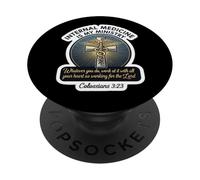 La medicina di famiglia cristiana è il mio medico medico di ministero MD PopSockets PopGrip Adesivo