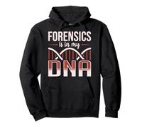 La medicina legale è nel mio DNA Forensic Scientist Apparel Felpa con Cappuccio