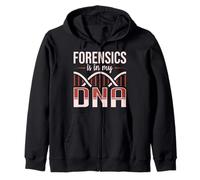 La medicina legale è nel mio DNA Forensic Scientist Apparel Felpa con Cappuccio