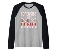 La medicina legale è nel mio DNA Forensic Scientist Apparel Maglia con Maniche Raglan