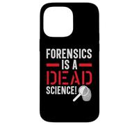 La medicina legale è uno scienziato scientifico morto criminologia forense Custodia per iPhone 14 Pro Max