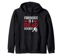 La medicina legale è uno scienziato scientifico morto criminologia forense Felpa con Cappuccio