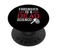 La medicina legale è uno scienziato scientifico morto criminologia forense PopSockets PopGrip Adesivo
