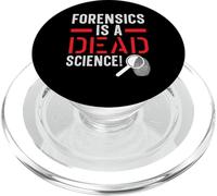 La medicina legale è uno scienziato scientifico morto criminologia forense PopSockets PopGrip per MagSafe