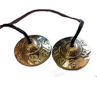 La meditazione buddista tibetana Tingsha Feng Shui Piatti/Chimes - diametro 4 centimetri TB1f