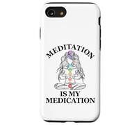 La meditazione è il mio farmaco Kundalini Yoga Chakra Custodia per iPhone SE (2020) / 7/8