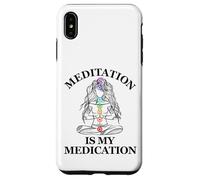 La meditazione è il mio farmaco Kundalini Yoga Chakra Custodia per iPhone XS Max