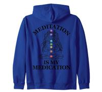 La meditazione è il mio farmaco Kundalini Yoga Chakra spirituale Felpa con Cappuccio