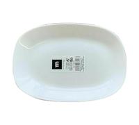 La Mediterránea Piatto da Cucina Palau Rettangolare 23 x 16,4 cm (36 Pezzi)