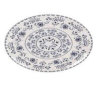 La Mediterránea S2206814 Piatto Piano, Blur Monaco Brillo, Porcellana, 26 cm