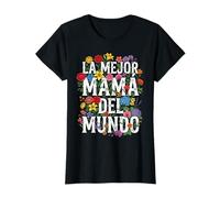La Mejor Mama del Mundo Floral Maglietta