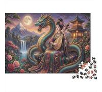 La melodia del drago blu Puzzle 1000 Pezzi,dai 14 Anni,Sfida Impossibile,Antistress,Adulti E Ragazzi,Gioco Educativo,Decorazione Casa,Idea Regalo,Cartone Di Qualità 38x26cm