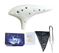 La Melodia Perfetta Ocarina in Ceramica 12 Fori con Canzoniere e Borsa da Traspo